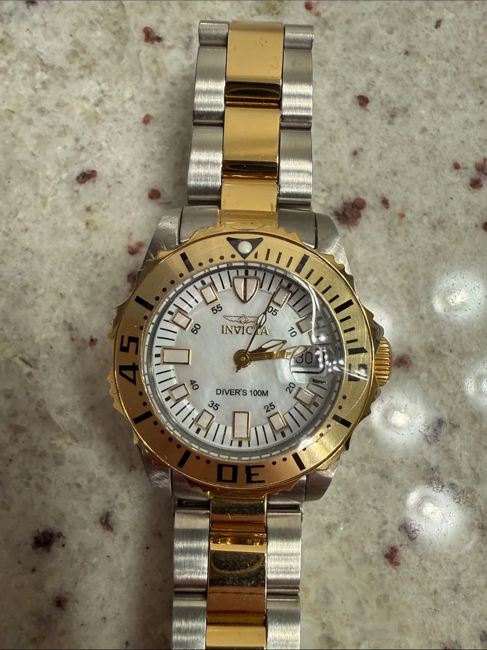 Invicta Two-Tone Gold and Silver Women's Bracelet Watch